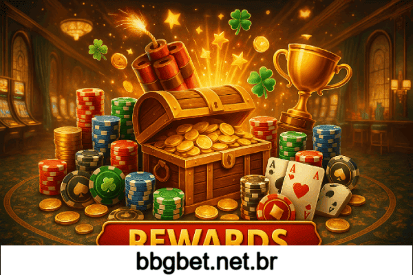 Ofertas e recompensas da BbgBet em catálogo visual.